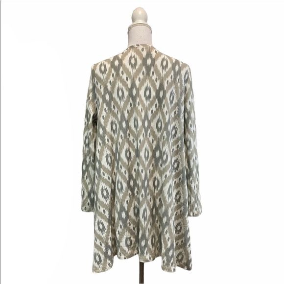 Lularoe Diamond Print Open Cardigan Medium - Picture 3 of 6